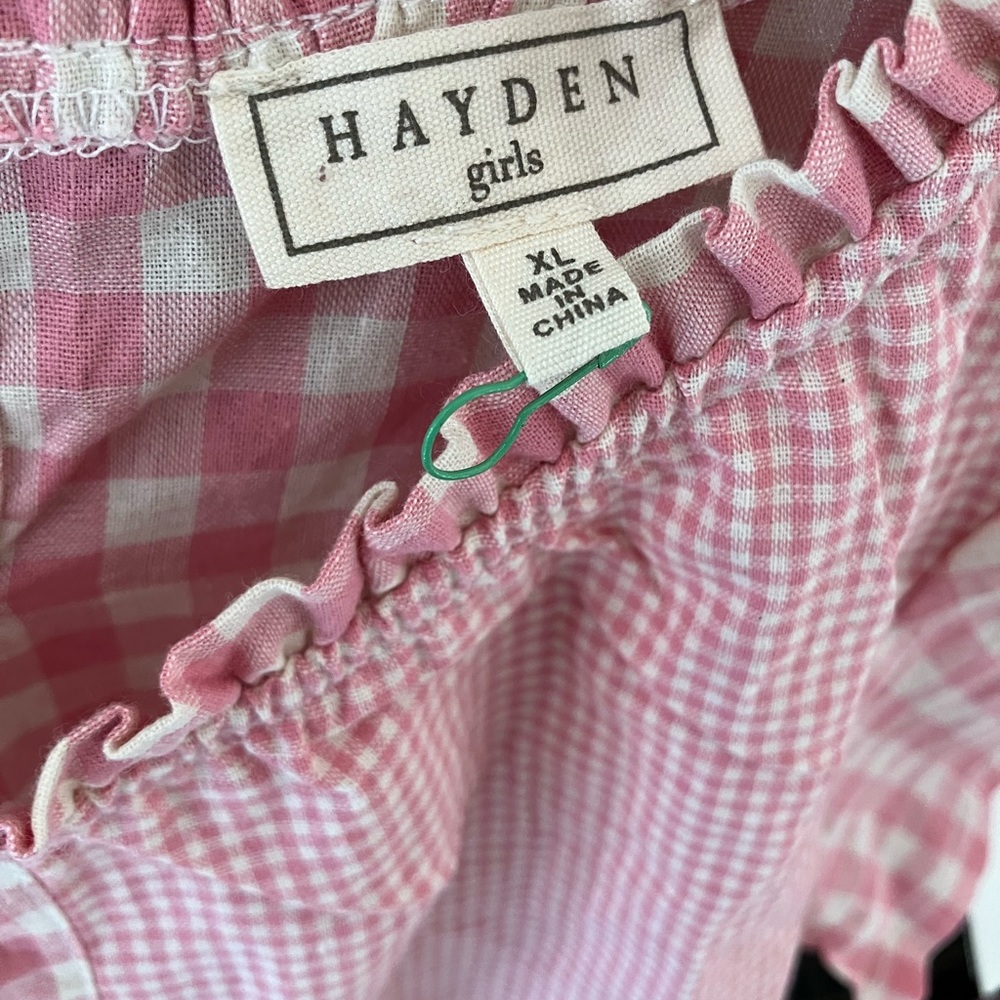 Pink gingham blouse - Picture 2 of 2